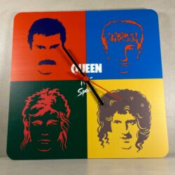 Orologio da parete in Plexiglas Queen Regplex tema Rock Band - immagine 5