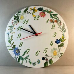 Orologio da parete in Plexiglas Regplex tema Floreale a cerchio - immagine 3