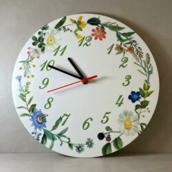Orologio da parete in Plexiglas Regplex tema Floreale a cerchio - immagine 4