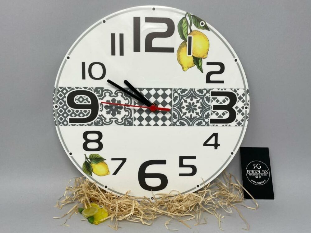 Orologio da parete in Plexiglas Regplex tema Maioliche - immagine 2