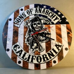 Orologio da parete in Plexiglas Sons of Anarchy Regplex tema Serie TV - immagine 2