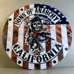 Orologio da parete in Plexiglas Sons of Anarchy Regplex tema Serie TV - immagine 4