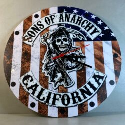 Orologio da parete in Plexiglas Sons of Anarchy Regplex tema Serie TV - immagine 5