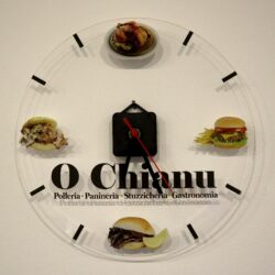 Orologio da parete in Plexiglas Trasparente Regplex Incisione/Foto/Logo Personalizzato - immagine 3