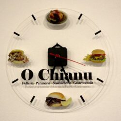 Orologio da parete in Plexiglas Trasparente Regplex Incisione/Foto/Logo Personalizzato
