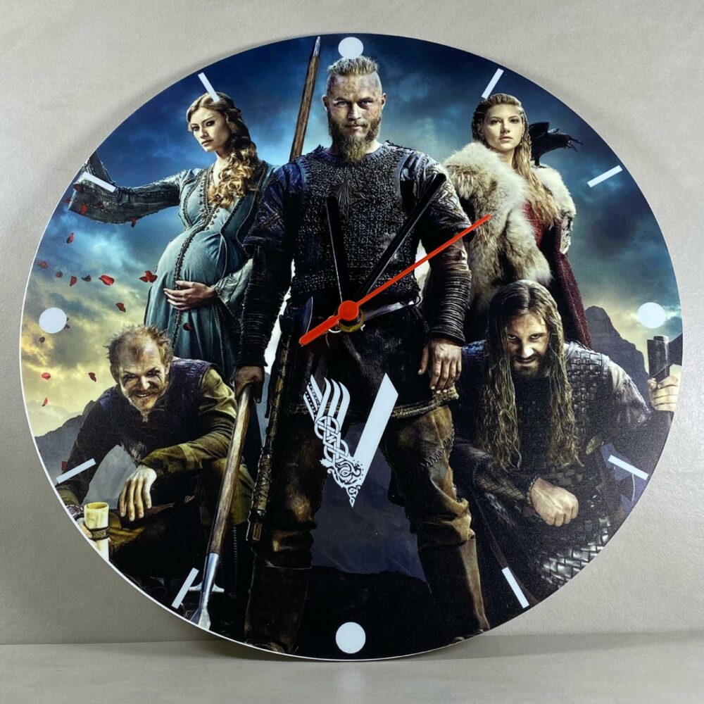 Orologio da parete in Plexiglas Vikings Regplex tema Serie TV - immagine 5
