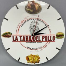 Orologio da parete in plexiglass Bianco Regplex Incisione/Foto/Logo Personalizzato - immagine 2