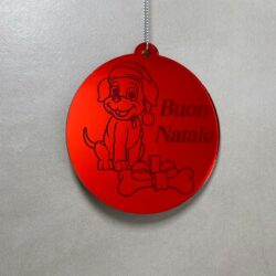 Pallina di Natale con incisione Animali Regplex in Plexiglas PN-93 - immagine 3