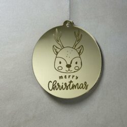 Pallina di Natale con incisione Animali Regplex in Plexiglas PN-94 - immagine 2
