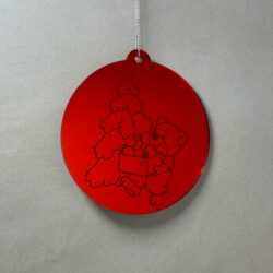 Pallina di Natale con incisione Animali Regplex in Plexiglas PN-96 - immagine 3