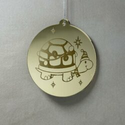 Pallina di Natale con incisione Animali Regplex in Plexiglas PN-97 - immagine 2