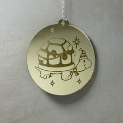 Pallina di Natale con incisione Animali Regplex in Plexiglas PN-97