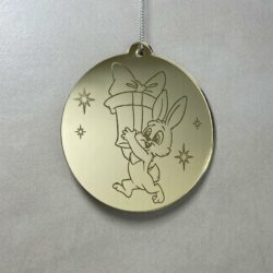 Pallina di Natale con incisione Animali Regplex in Plexiglas PN-98 - immagine 2