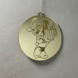 Pallina di Natale con incisione Cartoni Animati Regplex in Plexiglas PN-103 - immagine 2