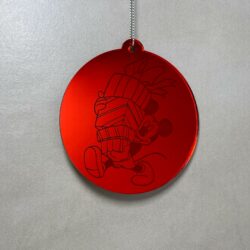 Pallina di Natale con incisione Cartoni Animati Regplex in Plexiglas PN-104 - immagine 3
