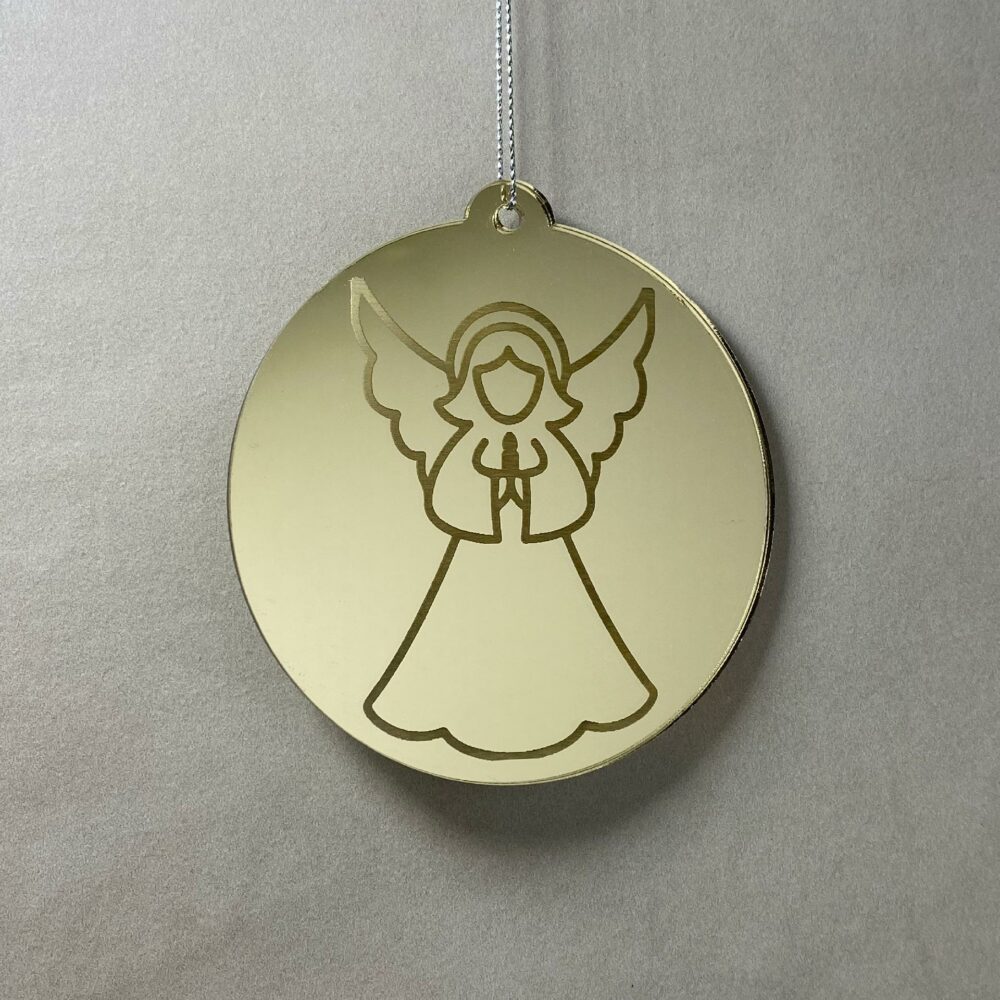 Pallina di Natale con incisione Decorazioni Regplex in Plexiglas PN-86 - immagine 2