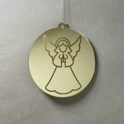 Pallina di Natale con incisione Decorazioni Regplex in Plexiglas PN-86 - immagine 2