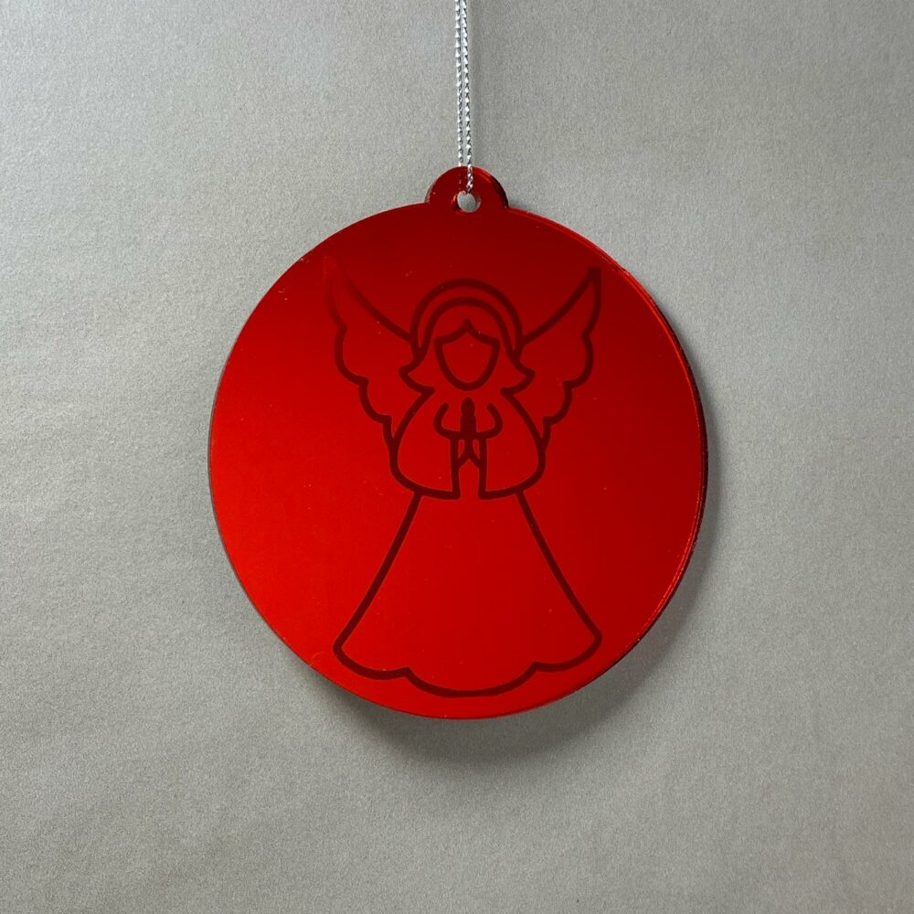 Pallina di Natale con incisione Decorazioni Regplex in Plexiglas PN-86 - immagine 3