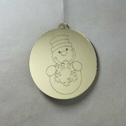 Pallina di Natale con incisione Decorazioni Regplex in Plexiglas PN-87
