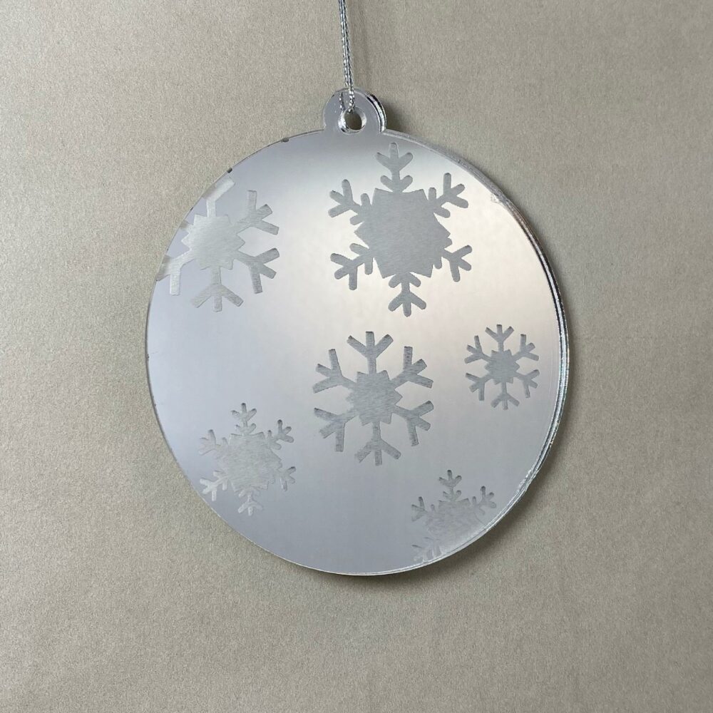 Pallina di Natale con incisione Regplex in Plexiglas PN-47 - immagine 2
