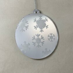 Pallina di Natale con incisione Regplex in Plexiglas PN-47 - immagine 2