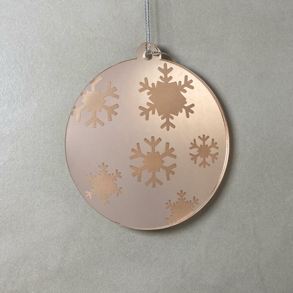 Pallina di Natale con incisione Regplex in Plexiglas PN-47 - immagine 3