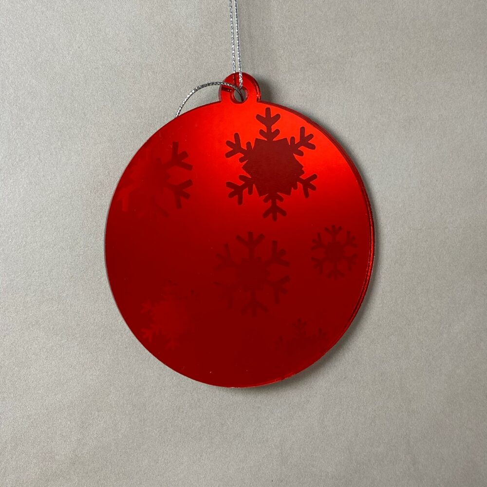 Pallina di Natale con incisione Regplex in Plexiglas PN-47 - immagine 6