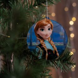 Pallina di Natale con personaggi Disney - Anna di Frozen - Decorazioni Regplex in Plexiglas PN-3 - immagine 3