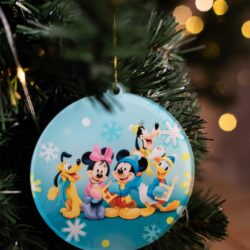 Pallina di Natale con personaggi Disney o Cartoons - Decorazioni Regplex in Plexiglas  PN-4 - immagine 2