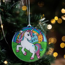 Pallina di Natale con personaggi Disney o Cartoons - Decorazioni Regplex in Plexiglas  PN-4 - immagine 3