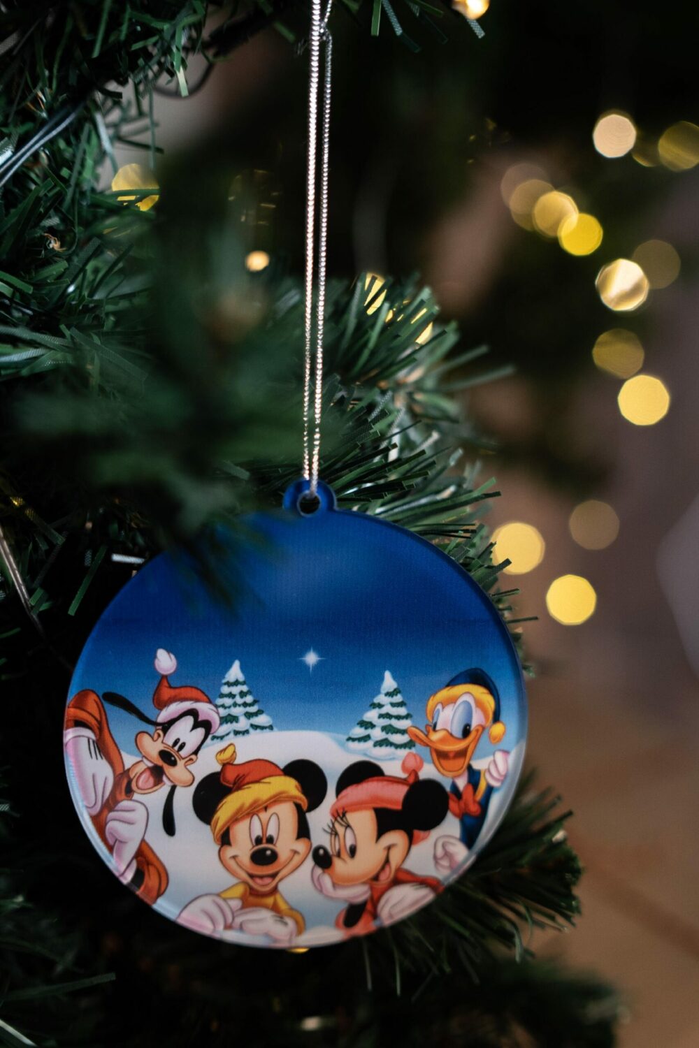 Pallina di Natale con personaggi Disney Topolino e Company - Decorazioni Regplex in Plexiglas PN-6 - immagine 2