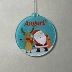 Pallina di Natale con stampa Regplex in Plexiglas PN-108 - immagine 2