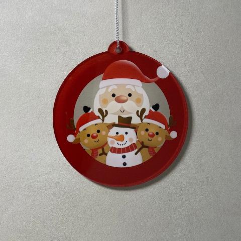 Pallina di Natale con stampa Regplex in Plexiglas PN-109