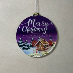 Pallina di Natale con stampa Regplex in Plexiglas PN-114 - immagine 2