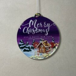 Pallina di Natale con stampa Regplex in Plexiglas PN-114