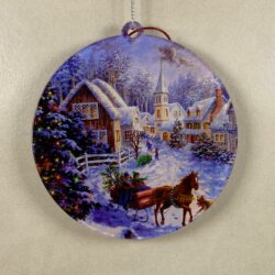 Pallina di Natale con stampa Regplex in Plexiglas PN-46 - immagine 2