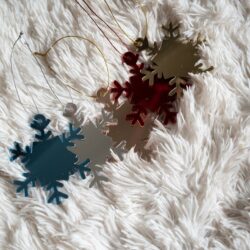 Pallina di Natale - Fiocco di Neve - Decorazioni Regplex in Plexiglas PN-2 - immagine 5