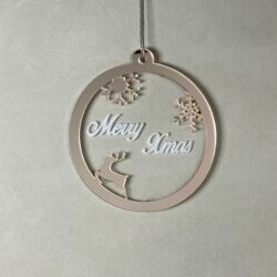 Pallina di Natale in Plexiglas Regplex con Nome personalizzato PNP-2 - immagine 3