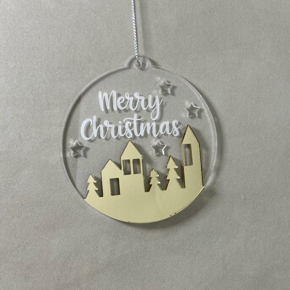 Pallina di Natale - Merry Christmas - Regplex in Plexiglas PN-19 - immagine 3