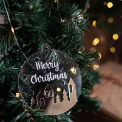 Pallina di Natale - Merry Christmas - Regplex in Plexiglas PN-19 - immagine 4
