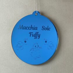 Pallina di Natale tema Animali Regplex Scritta Personalizzata PNP-23 - immagine 2