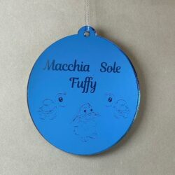Pallina di Natale tema Animali Regplex Scritta Personalizzata PNP-23