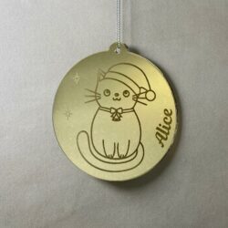 Pallina di Natale tema Animali Regplex Scritta Personalizzata PNP-60 - immagine 2