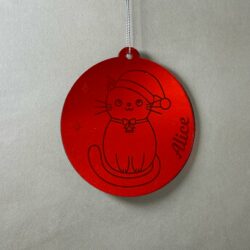 Pallina di Natale tema Animali Regplex Scritta Personalizzata PNP-60 - immagine 3