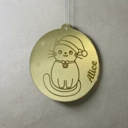 Pallina di Natale tema Animali Regplex Scritta Personalizzata PNP-60