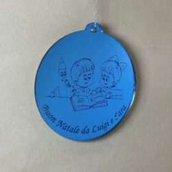 Pallina di Natale tema Bambini Regplex Scritta Personalizzata PNP-6