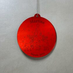 Pallina di Natale tema Decorazioni Regplex Scritta Personalizzata PNP-58 - immagine 3