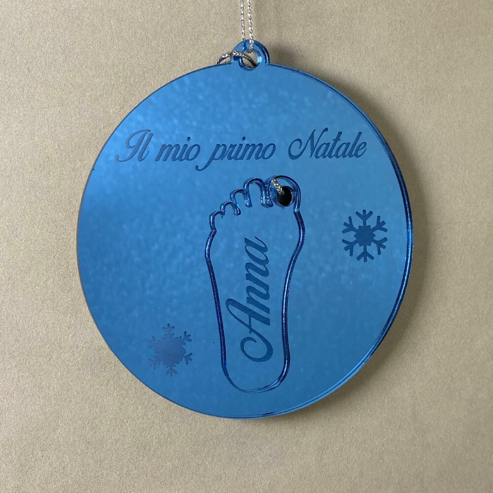 Pallina di Natale tema Famiglia Regplex Scritta Personalizzata PNP-40 - immagine 2
