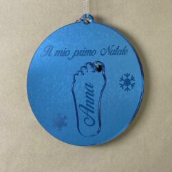 Pallina di Natale tema Famiglia Regplex Scritta Personalizzata PNP-40 - immagine 2