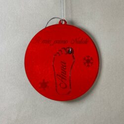 Pallina di Natale tema Famiglia Regplex Scritta Personalizzata PNP-40 - immagine 4